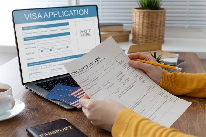 Visa Processing form passport and embassy papers