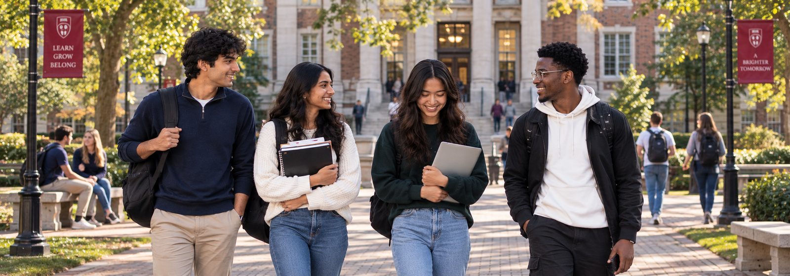 CSB Nexus students at top university campus